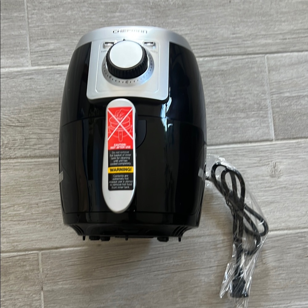 Black and Silver Air Fryer